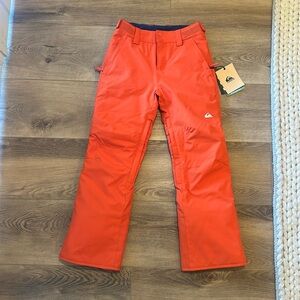 Quicksilver ski pants/snowboard pants. NWT. Kids size 12/medium.